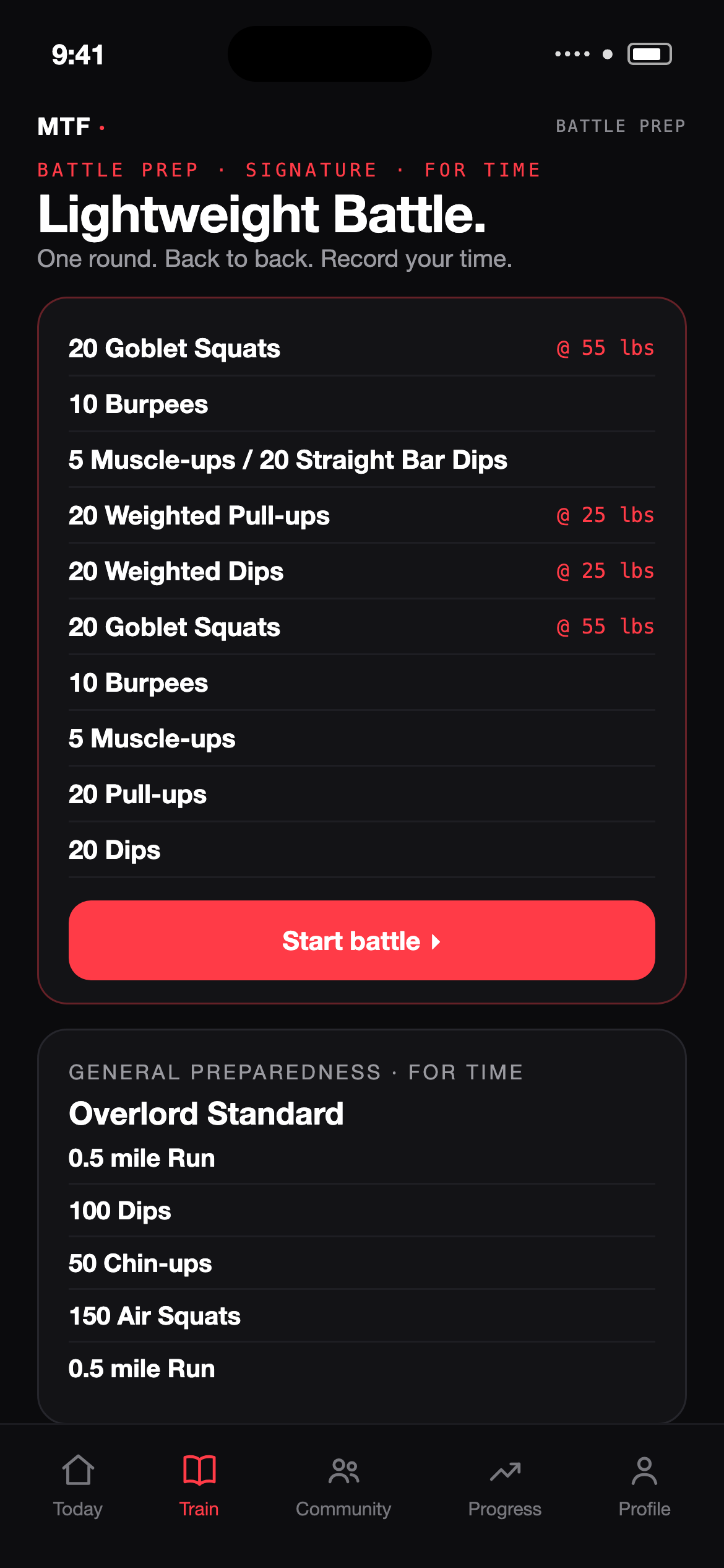 Battle Prep