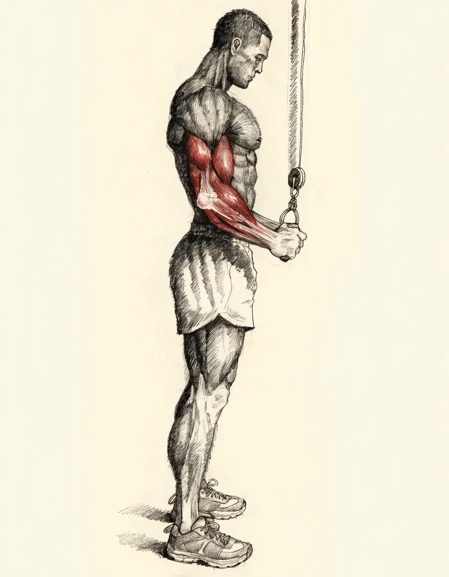 Cable Triceps Pushdown